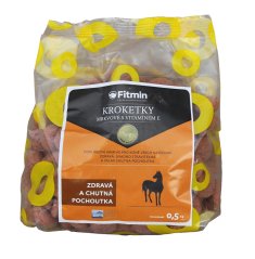 KROKETKY mrkvové s vitamínem E pro koně, 0,5kg