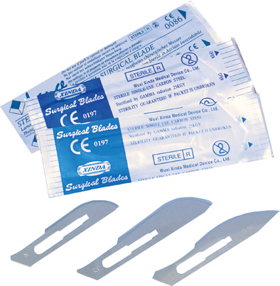 Veterinární skalpelový nůž vyměnitelný č.
