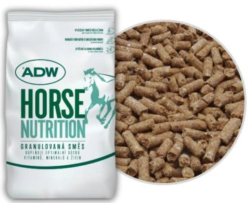 Kompletní krmiva, jednodruhová a objemná krmiva pro koně