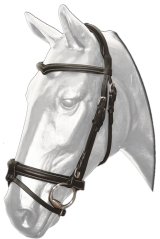 Uzdečka KENTAUR čelenka ´´V´´, prošev