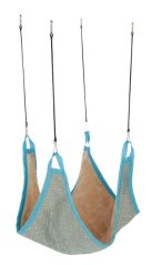 KERBL Pet Hamak pro hlodavce modro/béžový 45x45cm