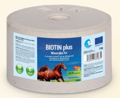 Minerální liz pro koně, skot, ovce, kozy Biotin Plus se selenem a vitaminem E, 3 kg