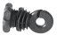 Izolátor pro ohradník na lanka a pásky do 12mm násuvný IVABLOC s matkou (25)