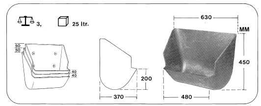OK Plast koryto pro prasnice velké 25ltr.