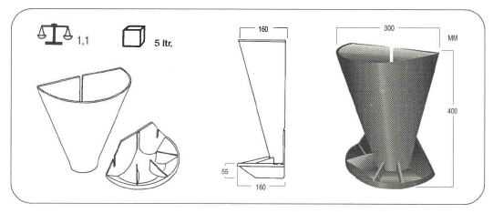 OK PLAST samokrmítko pro selata polokruhové 6ltr.