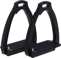 Bezpečnostní  třmeny pro jezdce výklopné COVALLIERO 12cm
