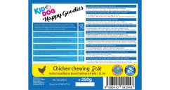 KIDDOG kuřecí masíčko na buvolí tyčince - 8 mm/12 cm 250 g pamlsek pro psy