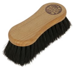 ,Jemný kartáč na koně přírodní žíně MagicBrush dřevěný