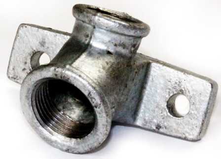 Nástavec nástěnný litinový z 1/2 na 3/4 30°