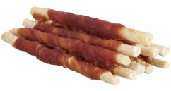 TRIXIE DENTAfun - tyčinka svázaná kachním masem dentální pamlsek pro psy 10ks, 12cm/80g