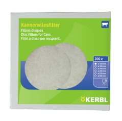 Mléčný filtr pro ovce, kozy, skot kruhový fleece, bal 200ks o ø 220mm