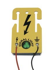 Signální světelný terčík pro ohradník