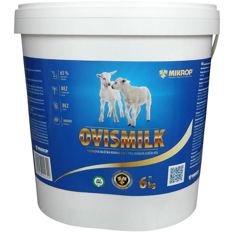 Mléčná směs pro jehňata, kůzlata MIKROP Ovis Milk Prémiová. 6kg Mléčná směs pro jehňata, kůzlata MIKROP Ovis Milk Prémiová. 6kg