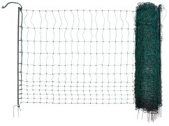 Síť ohradníku pro drůbež AKO Premium zelená, výška 122cm/50m, 2 hroty
