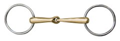 Udidlo HKM Argentan vyhnuté lomené udítko 18mm