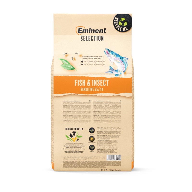 Granule pro psy Ryba a hmyz EMINENT Selection Sensitive Fish & Insect dospělí psy, - Hmotnost: 2kg
