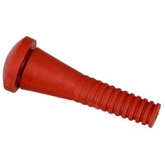 Gumový prst SOFT pro elektrické škubačky drůbeže, červený