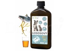 DROMY Lososový olej Premium pro psy a kočky 500ml