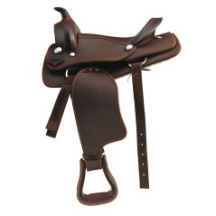 WESTRIDE Westernové sedlo syntetické hnědé WESTRIDE Westernové sedlo syntetické hnědé
