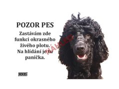 Výstražná tabulka PUDL TRPASLIČÍ ČERNÝ