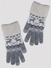 Dámské rukavice Norsko zateplený lem TOUCH SCREEN úprava