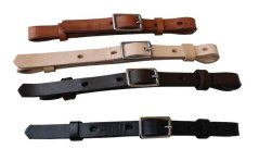 Westernový podbradní řemínek MONTANA kožený