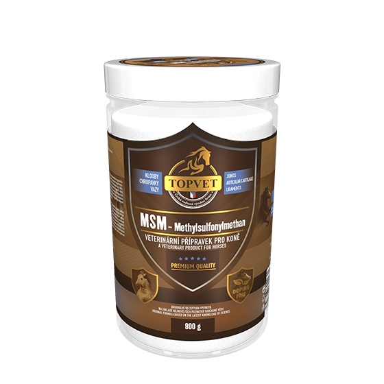 Dietetický přípravek pro koně TOPVET MSM, 800g