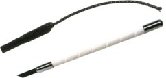 Drezurní jezdecký bič WHIP GO s bílou rukojetí,