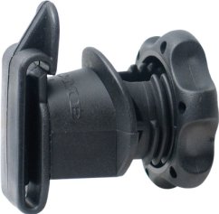 Návlečný izolátor pro ohradník IRUBLOC s matkou pro pásku do 40mm (25)