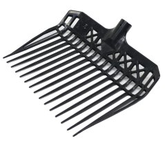 GW EKO mistovací vidle pro koně plastové černé