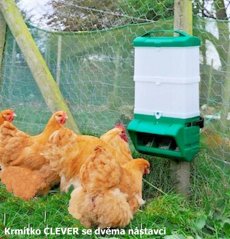 Plastový nástavec pro krmítko drůbeže CLEVER 5ltr