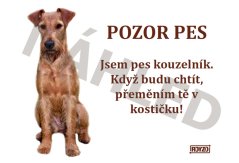 Výstražná tabulka IRSKÝ TERIÉR