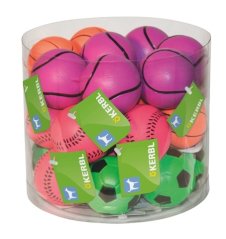 Hračka pěnová guma neonový míček 6cm