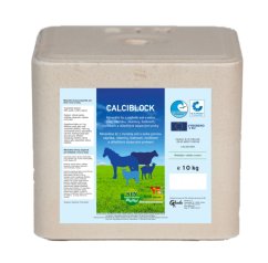 Minerální liz pro krávy, klisny, bahnice SIN Hellas Calciblok s vápníkem pro březí a kojící zvířata, 10kg