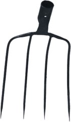 Vidle čtyřky malé kované 31x21cm