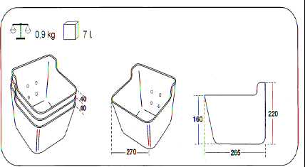OK PLAST krmný žlab pro hříbata a skot 7ltr