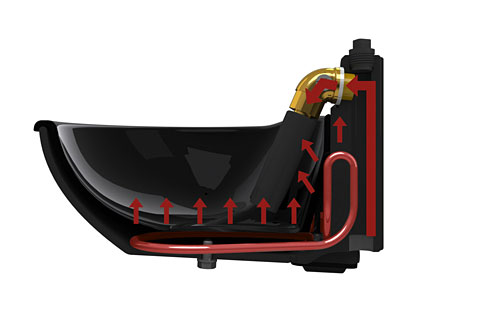 Napáječka pro koně vyhřívaná litinová H10 24V/80W