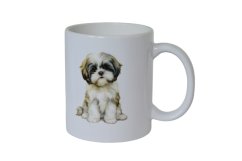 Keramický hrnek Moira shih-tzu 320ml