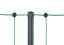 Síť ohradníku pro drůbež AKO Premium zelená, výška 122cm/50m, 2 hroty