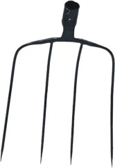 Vidle čtyřky podávací kované 35x28cm