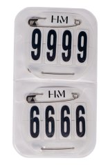 HKM Classic startovní číslo 4-místné kulaté (pár)
