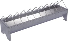 Krmítko pro slepice, drůbež šířka 13cm kovové