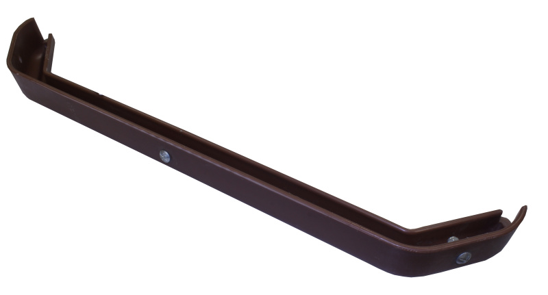 Ochranná hrana pro rohový žlab 21ltr hnědá