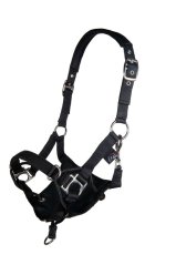 Stájovka  pro koně, pony vodící  HKM Safe Control černá,