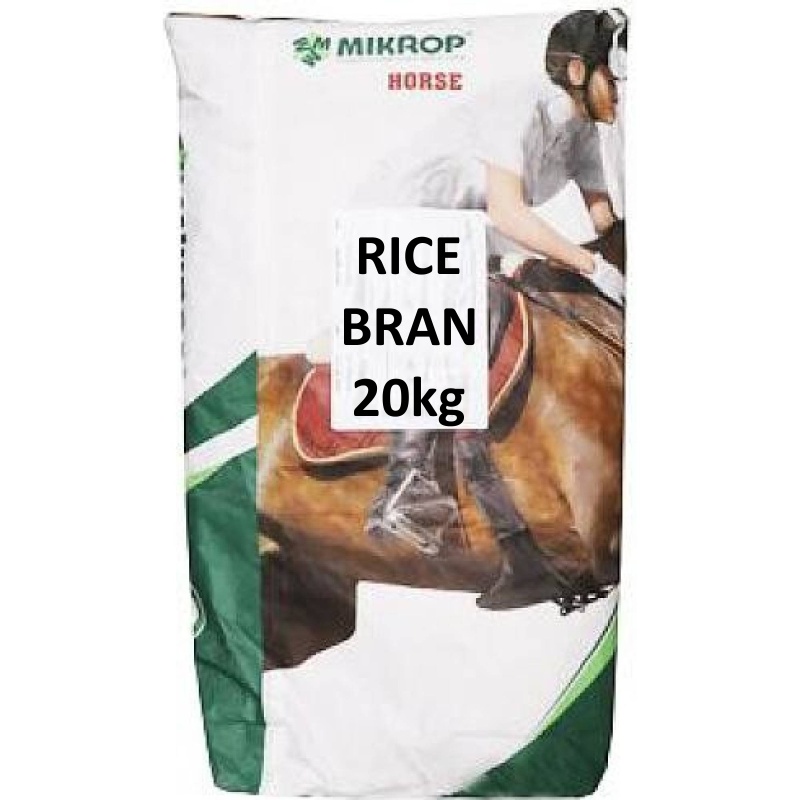 MIKROP HORSE RICE BRAN rýžové otruby pro koně 20kg