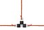 Spojka T na lanka do 3mm Litzclip® nerez(5)