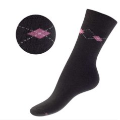 Ponožky celofroté dámské vzorované Ponožky celofroté dámské vzorované