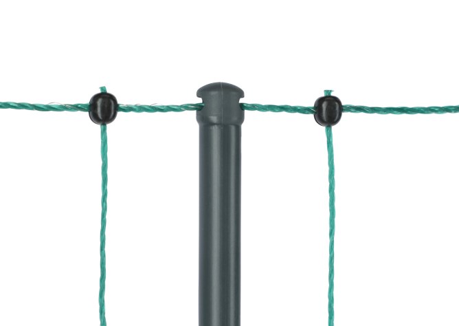 Síť ohradníku pro drůbež AKO Premium zelená, výška 122cm/50m, 2 hroty
