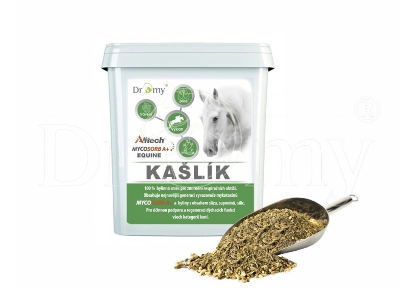 DROMY Kašlík A+ s vyvazovačem mykotoxinů pro koně 2100g - 21 dní