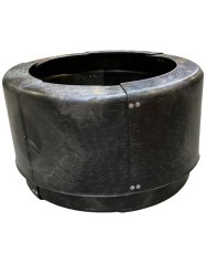 OK PLAST krmelec na balíky sena kruhový teleskopický, ø 140cm